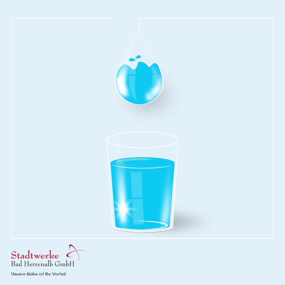 Wir liefern Ihnen klares Trinkwasser mit geprüfter Qualität – zuverlässig bis zu Ihrem Anschluss.