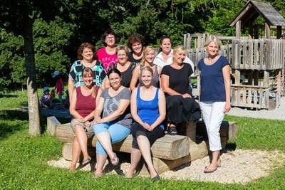 Team des Kindergartens "Löwenzahn"